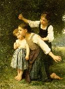 Elizabeth Gardner Bouguereau In The Woods china oil painting reproduction